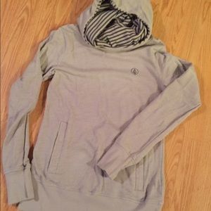 Volcom cowl neck hoodie size Small